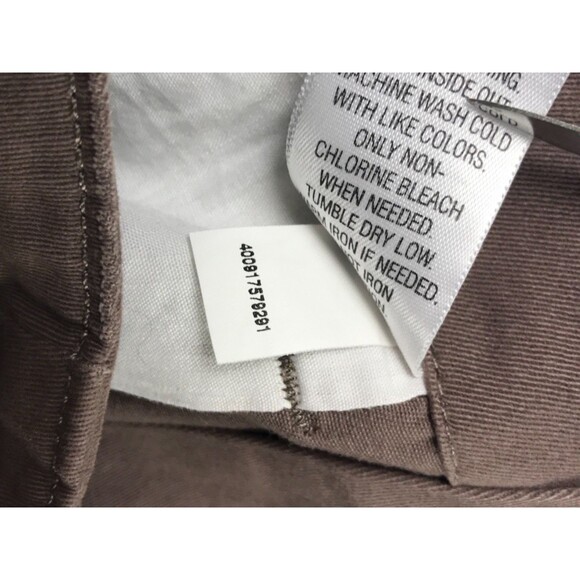 ELLE Paris Brown Casual Cotton Summer Mid Rise Shorts Size 2 Women’s NWT - Picture 14 of 15